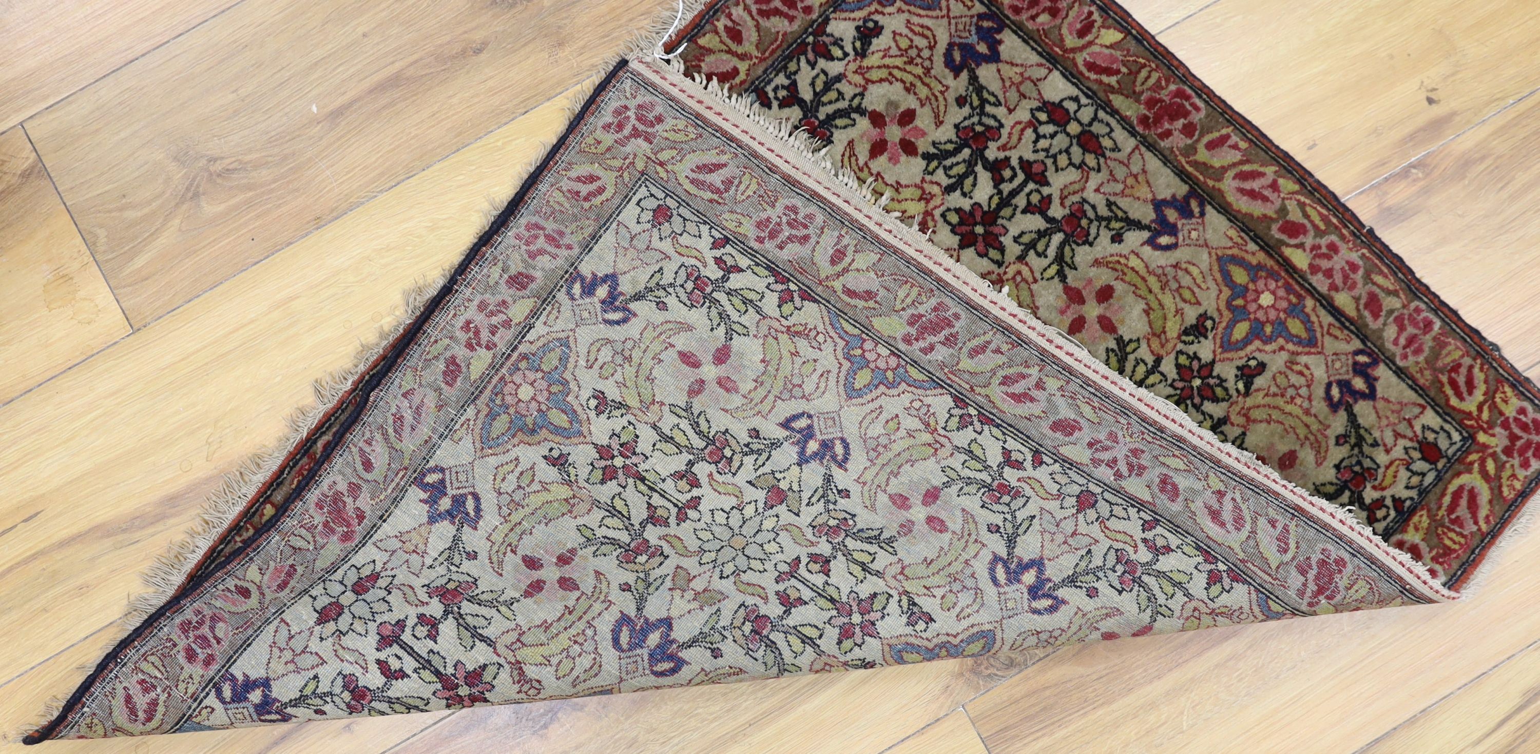 A North West Persian style prayer rug 62x83cm